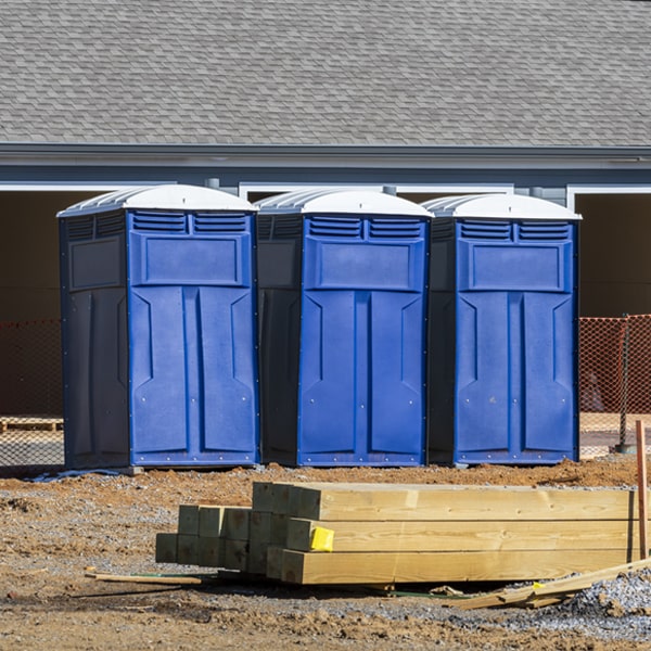 how can i report damages or issues with the portable toilets during my rental period in Barbeau Michigan